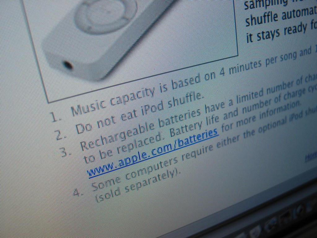 Do not eat iPod Shuffle