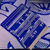 The PCB I designed that makes it possible to connect a Sega CD to a Tera Drive